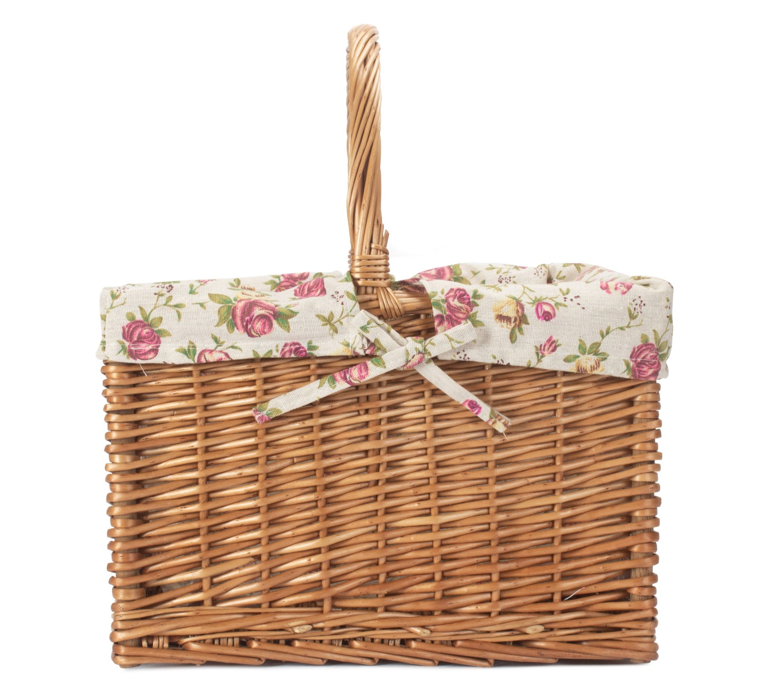 Wicker Butchers Shopping Basket | Pink