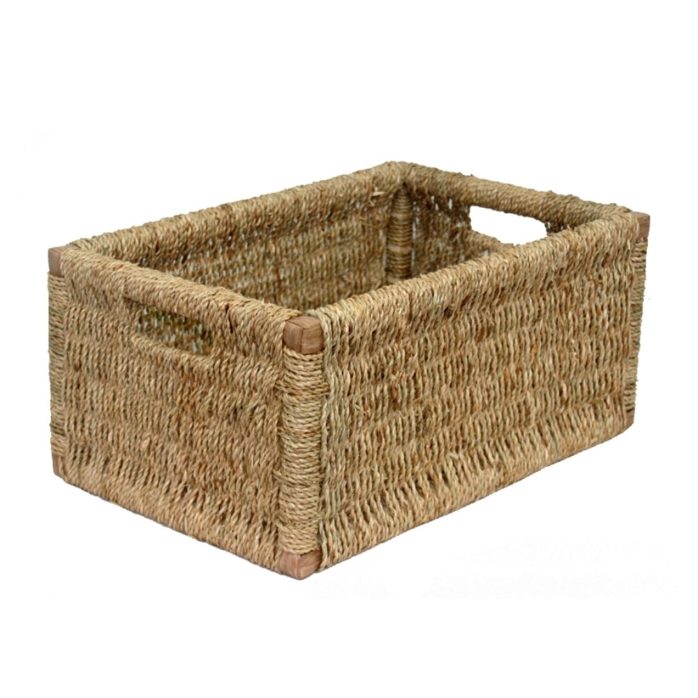 Seagrass Storage Basket | Medium | Brown