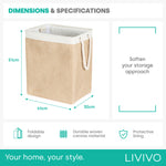 Mara Laundry Hamper - Beige