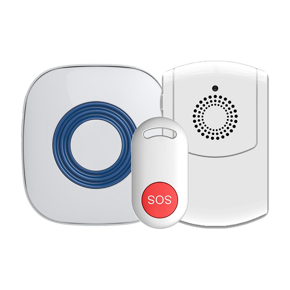 Sos Alarm And Pager, 250m Range, No Wifi Needed