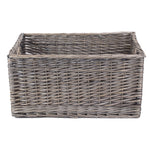 Red Hamper Wicker Jumbo Antique Wash Storage Basket