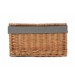 Light Steamed Cotton Lined Storage Basket | Large