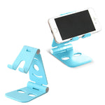 Plastic Folding Table Top Phone Holder, Blue