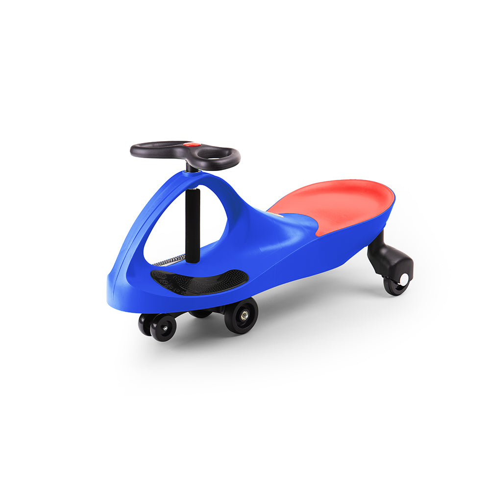 Didicar Unique Self Propelled Kids Ride On Toy Wiggle Car Blue Yimbly