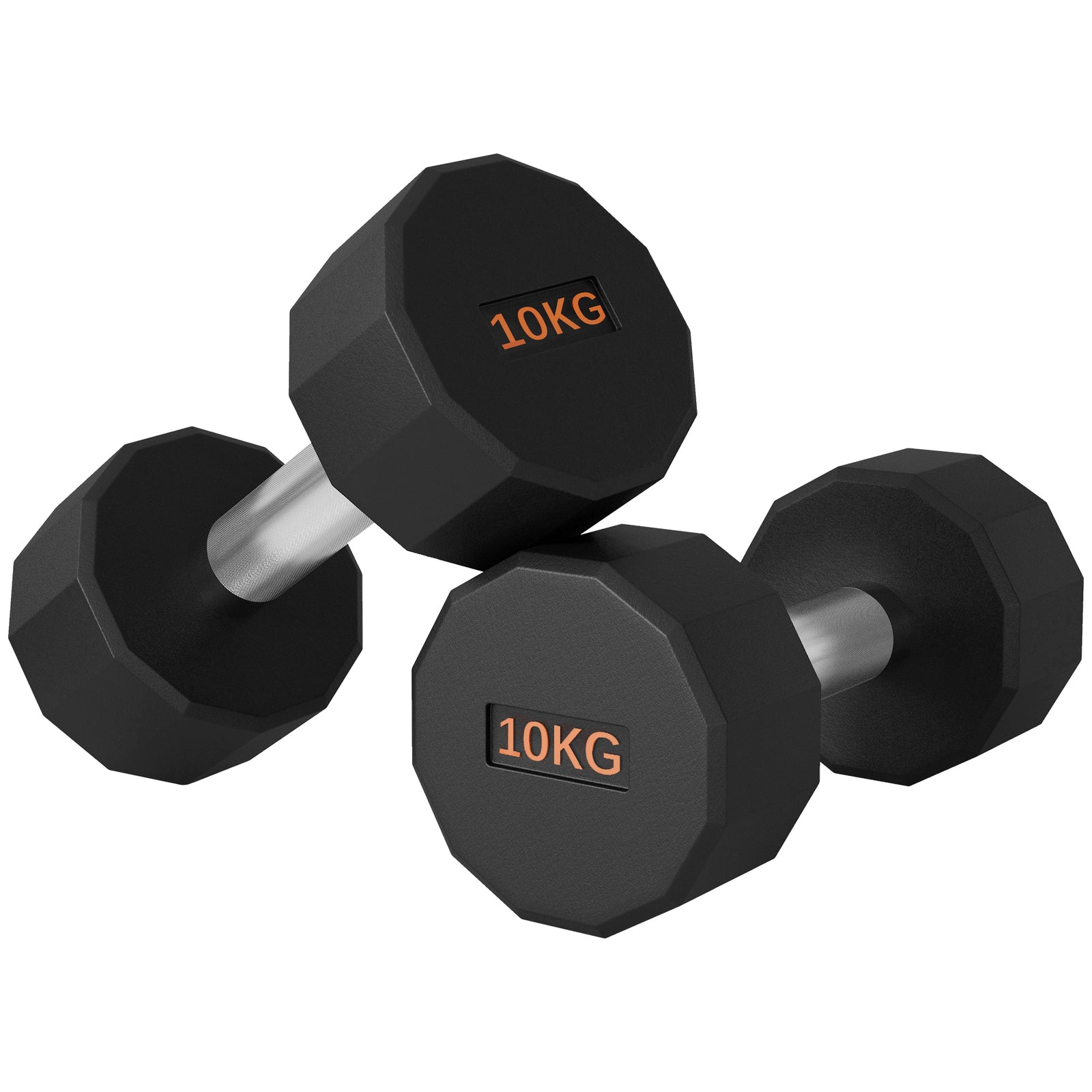 2 X 10kg Dumbbells With Non-slip Grip