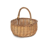 Red Hamper Wicker Two Tone Mini Shopper Basket