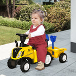 Ride On Tractor Toddler Walker Foot To Floor Slider 12-36 Months | Yellow