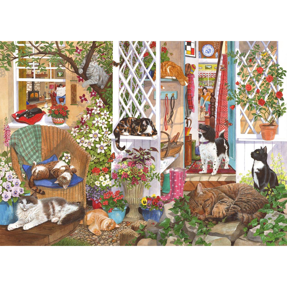 Feline Fine, 1000 Piece Jigsaw Puzzle