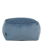 Amara Velvet Bean Bag Pouffe | Blue