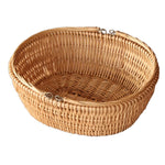 Wicker Oval Market Deep Shopping Basket