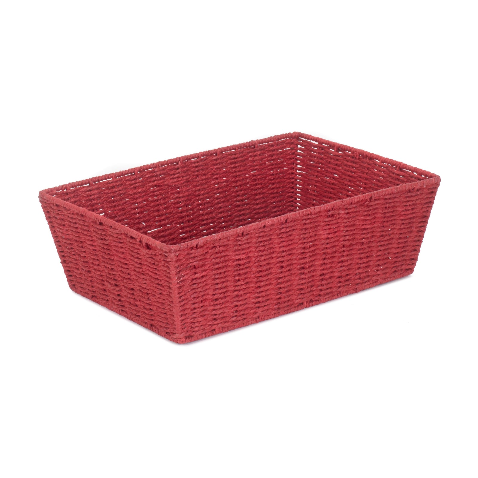 Red Paper Rope Tray | Large | Red