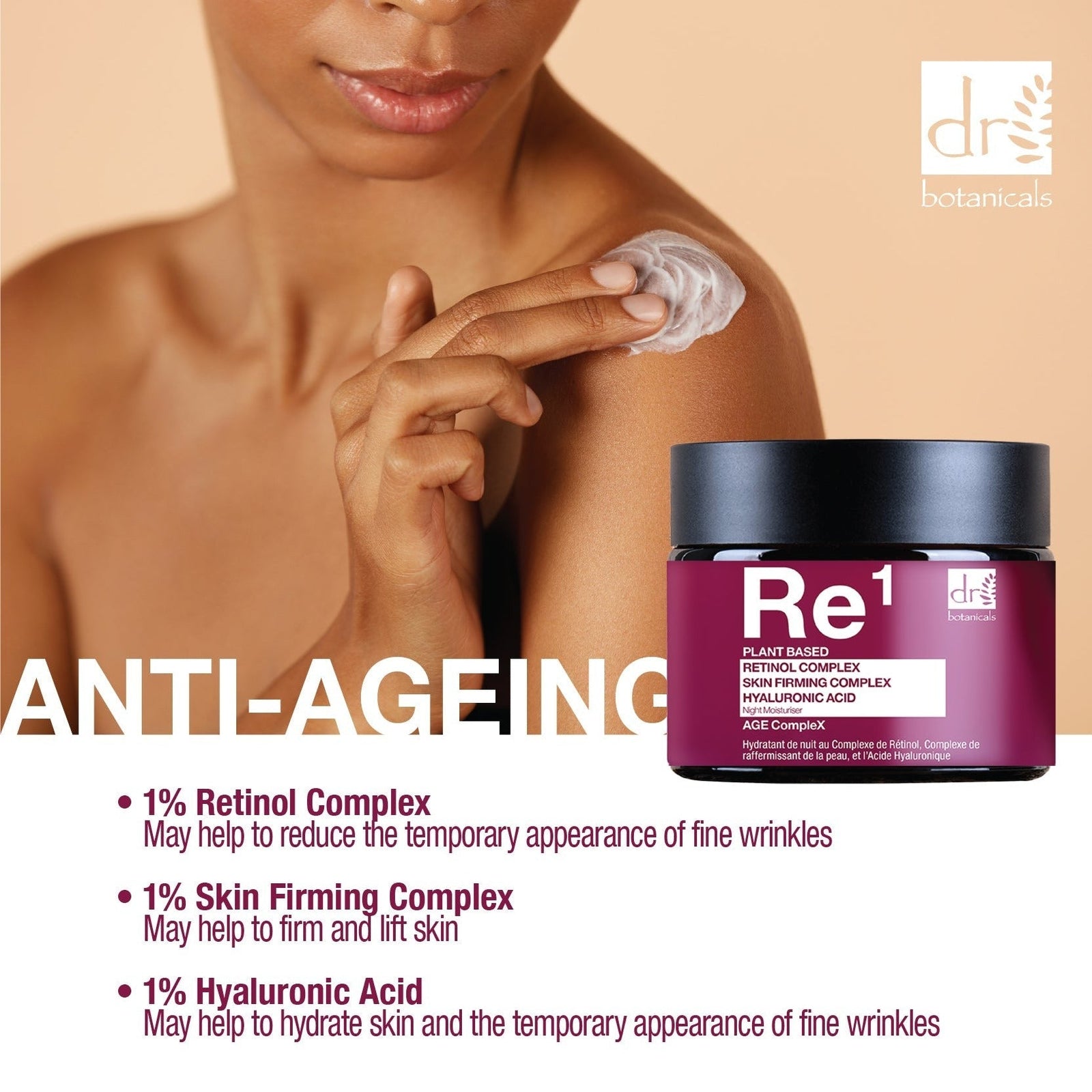 Retinol Complex 1%, Skin Firming Night Moisturiser 60ml