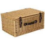 Wicker Buff 51cm Picnic Basket | Brown