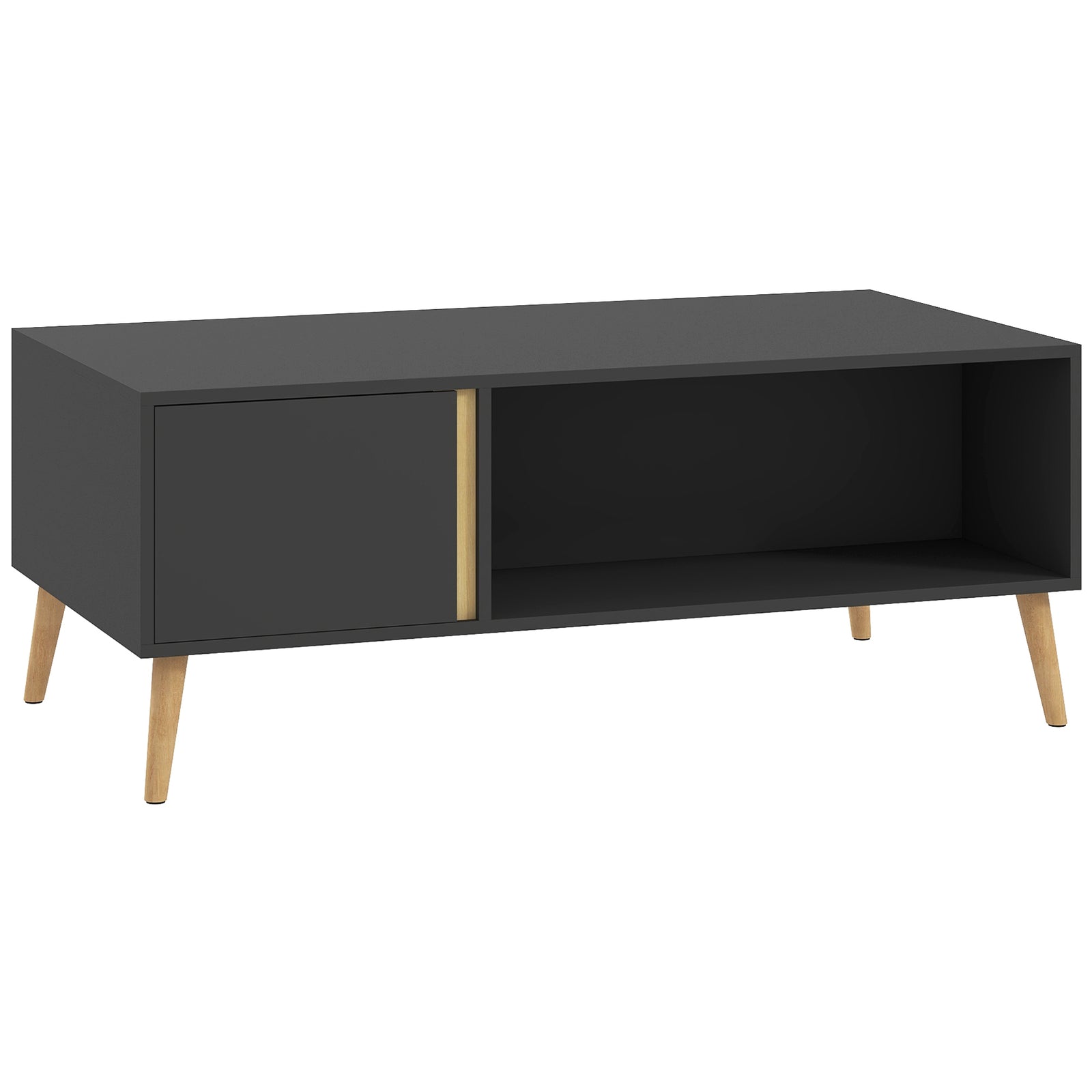 Coffee Table With Storage Compartments, Living Room