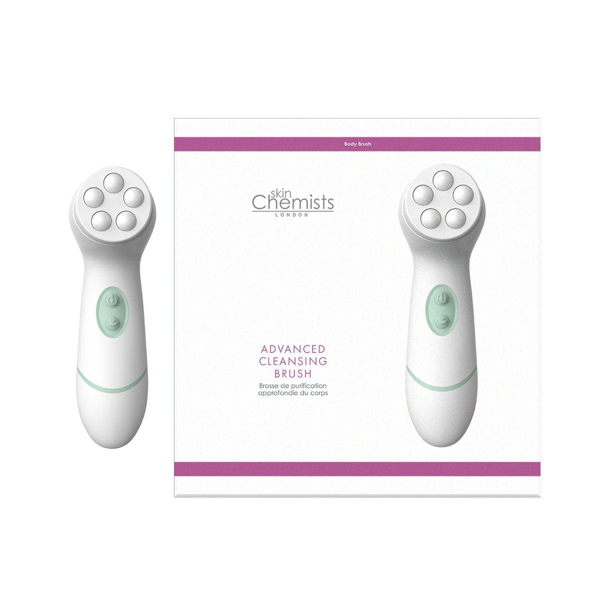 Advanced Facial & Body Cleansing Brush - 4 Heads