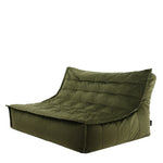 Dolce Bean Bag Lounger Sofa | Olive