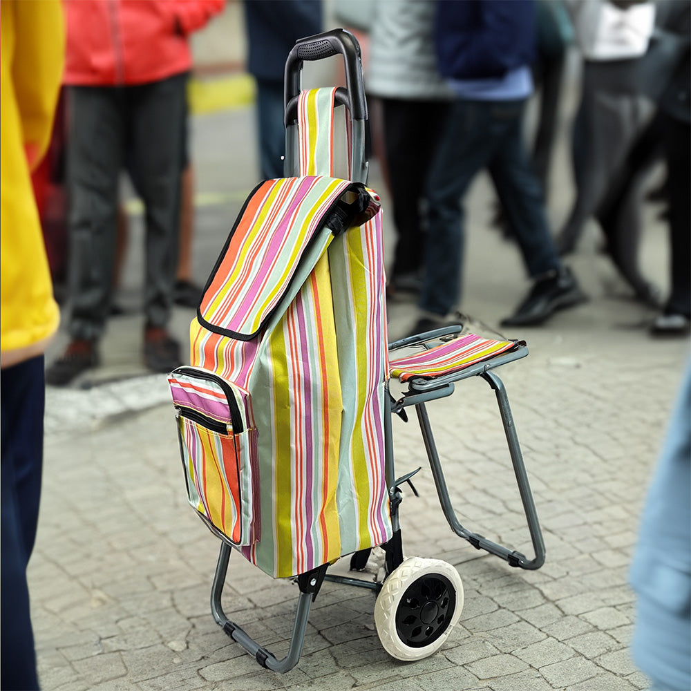 Shopping Trolley With Seat, Stair Climber, Max 16st