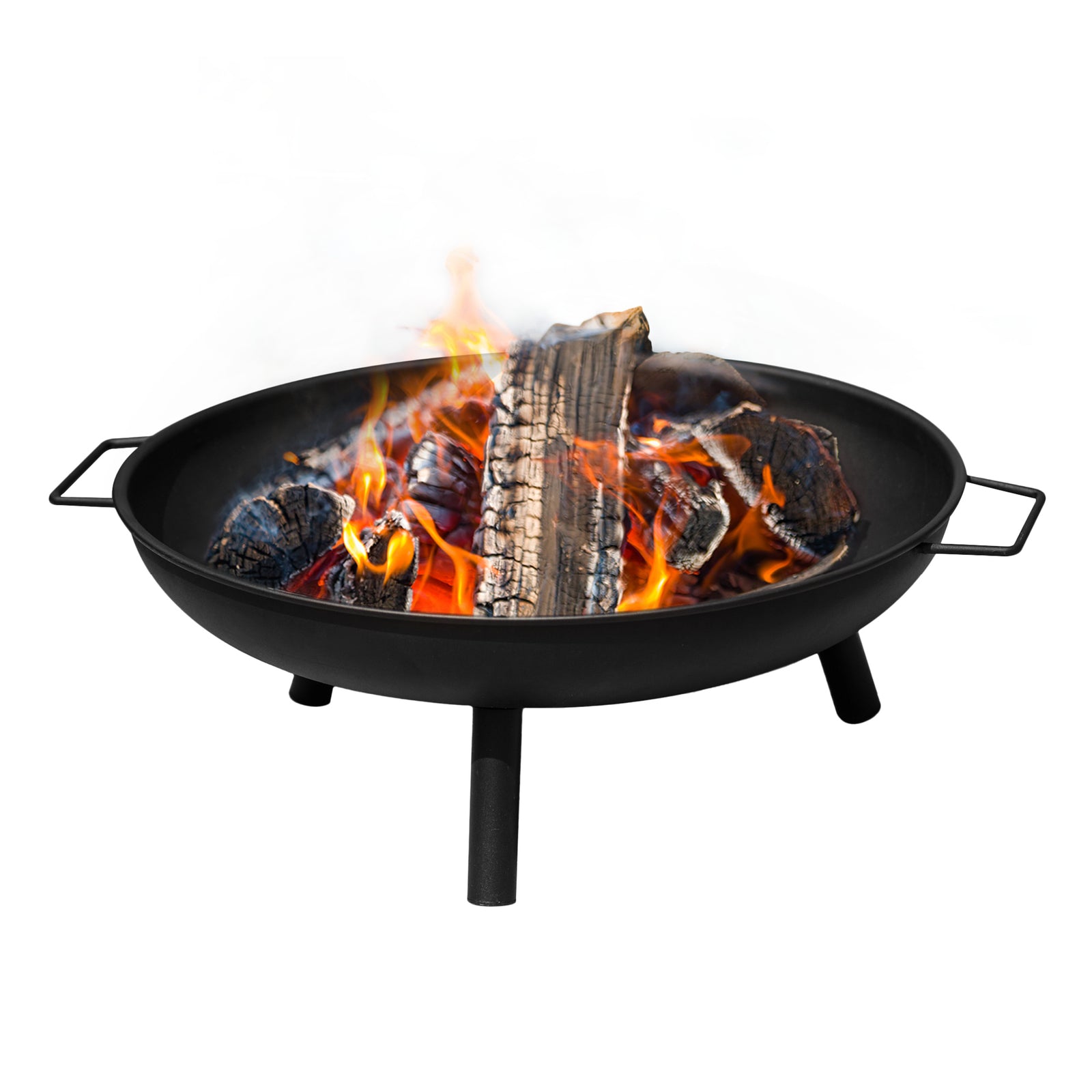 Iron Fire Pit Bowl - Black