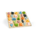 Wooden Lowercase Abc Puzzle, Educational Toys