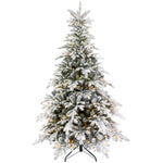 5/6ft Christmas Tree, Snow Branches, Led Lights | 5ft | Green