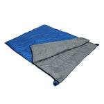 Huron Double 2 Person Rectangular Sleeping Bag | One Size | Blue