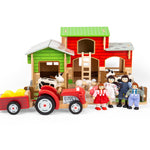 Cobblestone Farm Bundle, Includes Tractor, Animals & Family