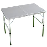 Great Outdoors Cena Compact Folding Camping Table | One Size | Silver