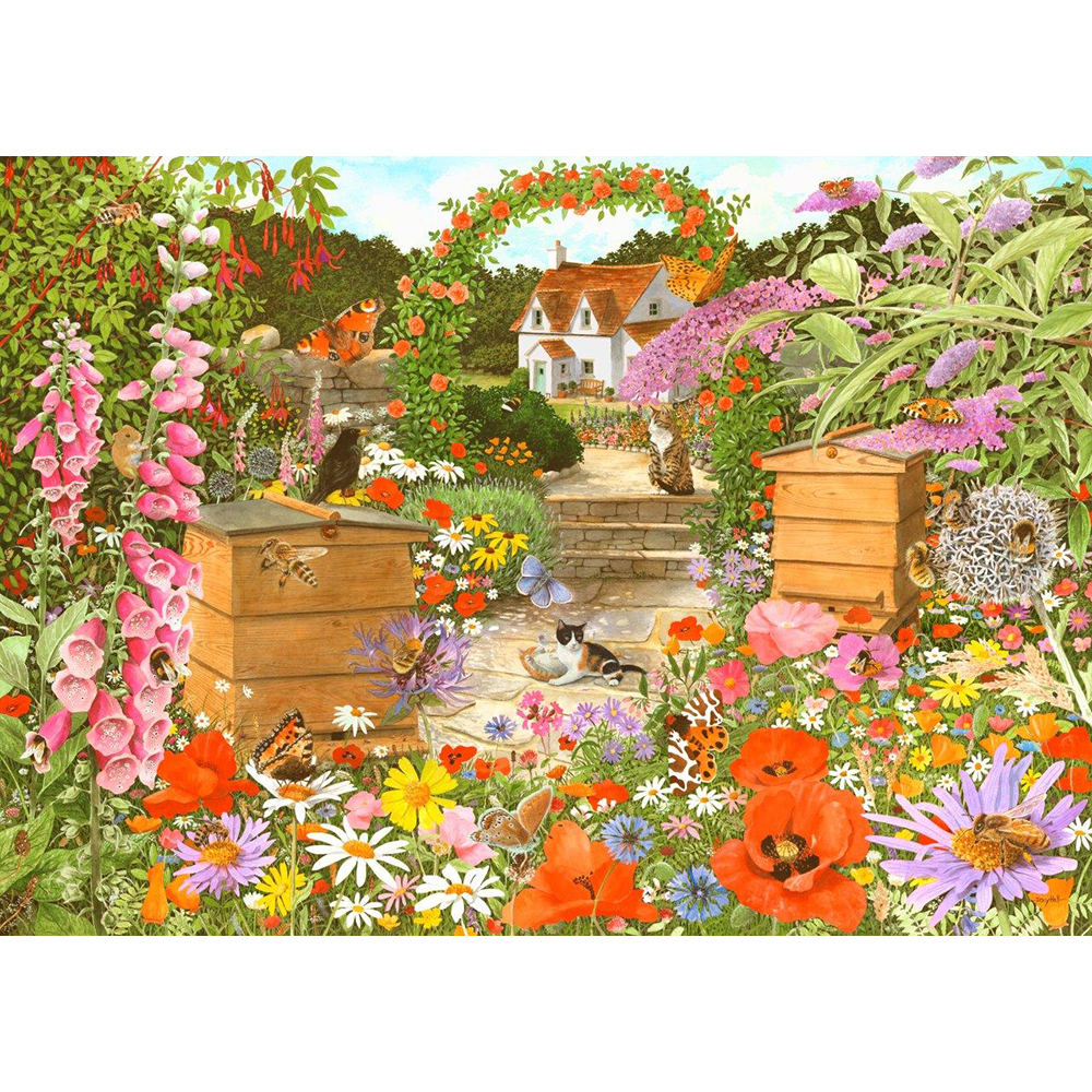 Bee Happy, 1000 Piece Jigsaw Puzzle