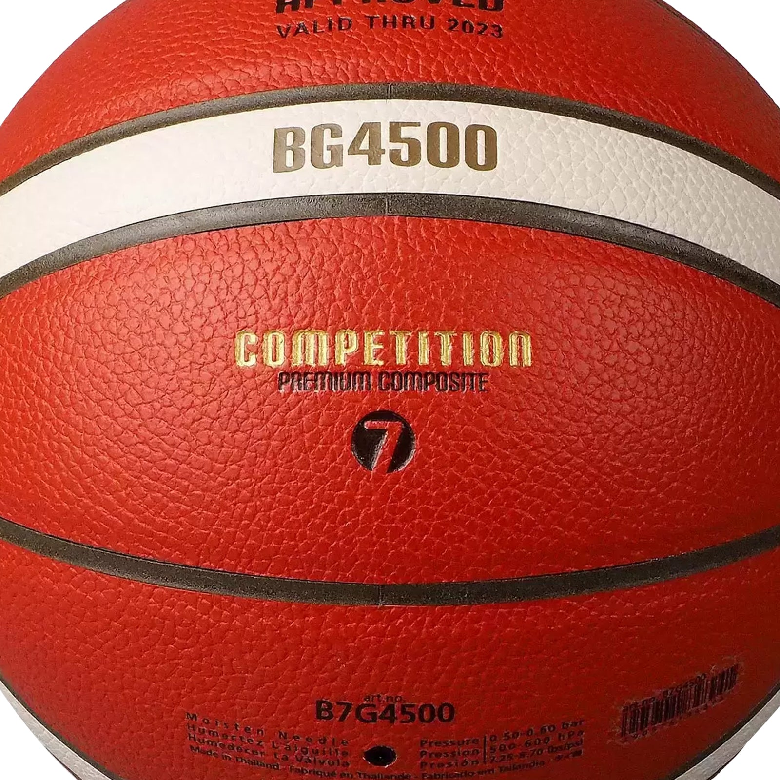 4500 Premium Leather Basketball | 6 | Brown