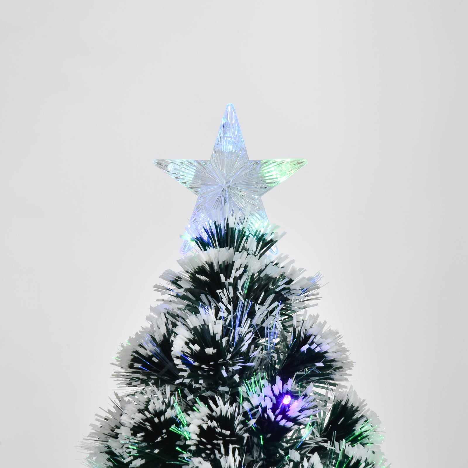 3/4ft Artificial Prelit Christmas Tree With Optic | 4ft | Green