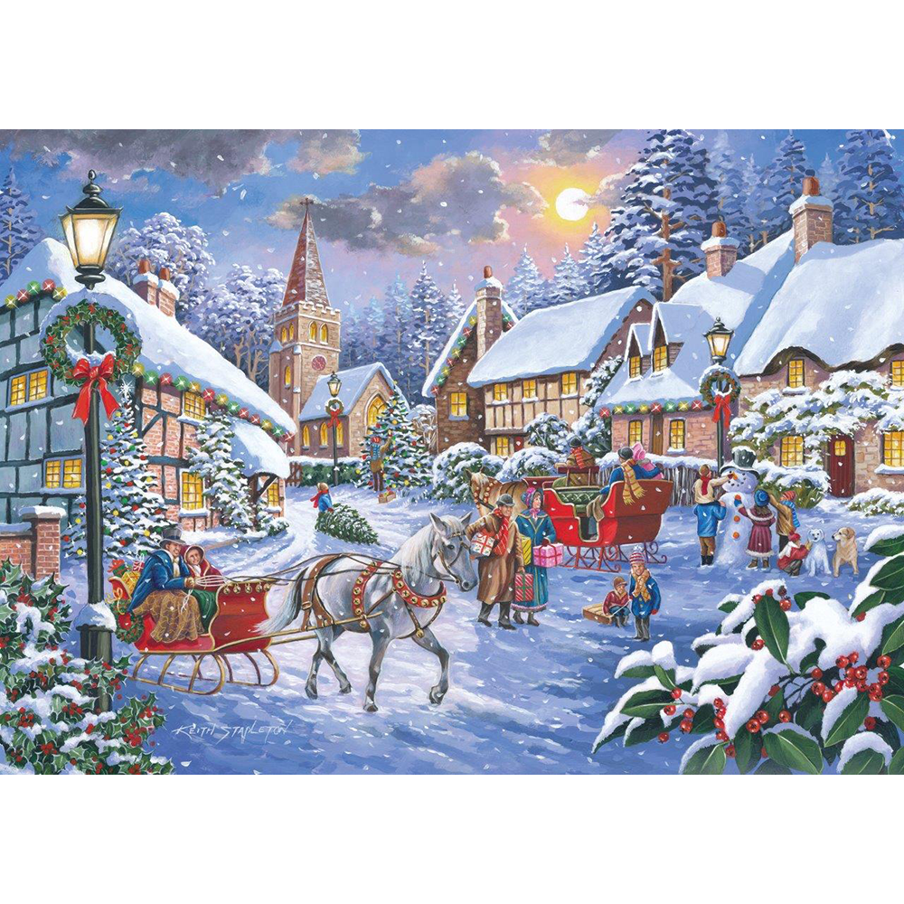 Jingle Bells, 1000 Piece Jigsaw Puzzle