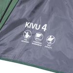 Kivu V3 4 Person Dome Tent | One Size | Green