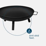 Iron Fire Pit Bowl - Black