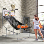 Foldable Basketball Arcade Game With Scorer And Sound Effects