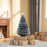 3/4ft Artificial Prelit Christmas Tree With Optic | 4ft | Green