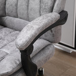 Massage Office Chair Microfibre Arms | Gray