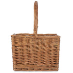 Double Steamed Bottle Drinks Wicker Basket | 2 | Brown