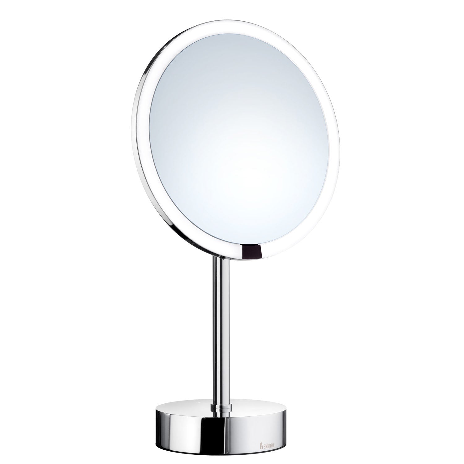 Chrome Shaving Make Up Led Mirror Usb Charging 7x Magnify | Polished Chrome