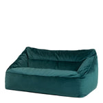 Cecilia Giant Velvet Bean Bag Sofa | Teal