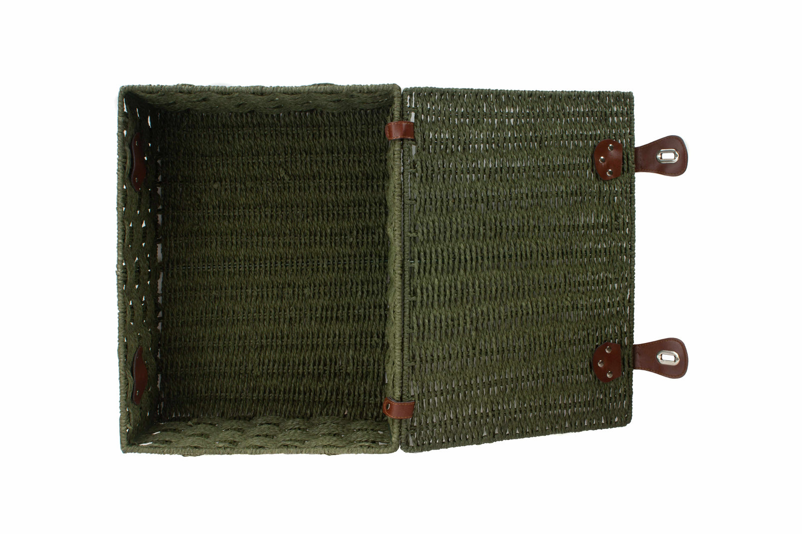 Green Twisted Paper Rope Storage Basket | Extra Large | Green