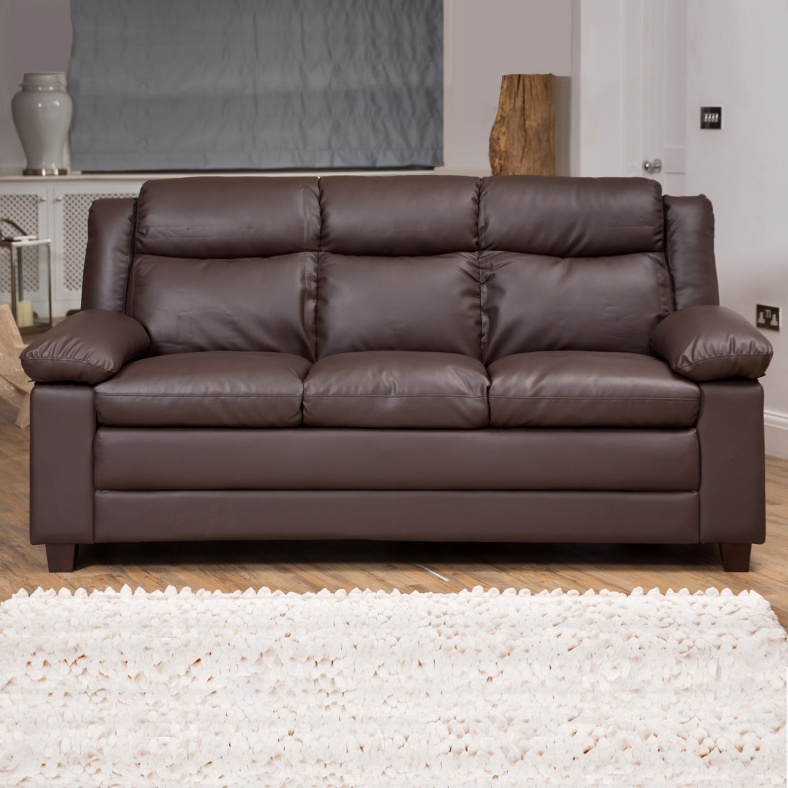 Standish 3 Seat Sofa | 3 | Brown