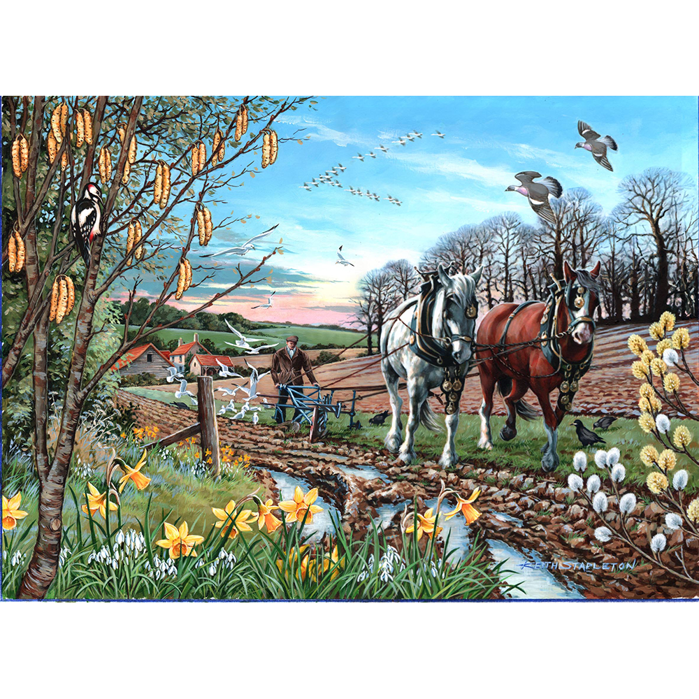 Final Furrow, 500 Piece Jigsaw Puzzle