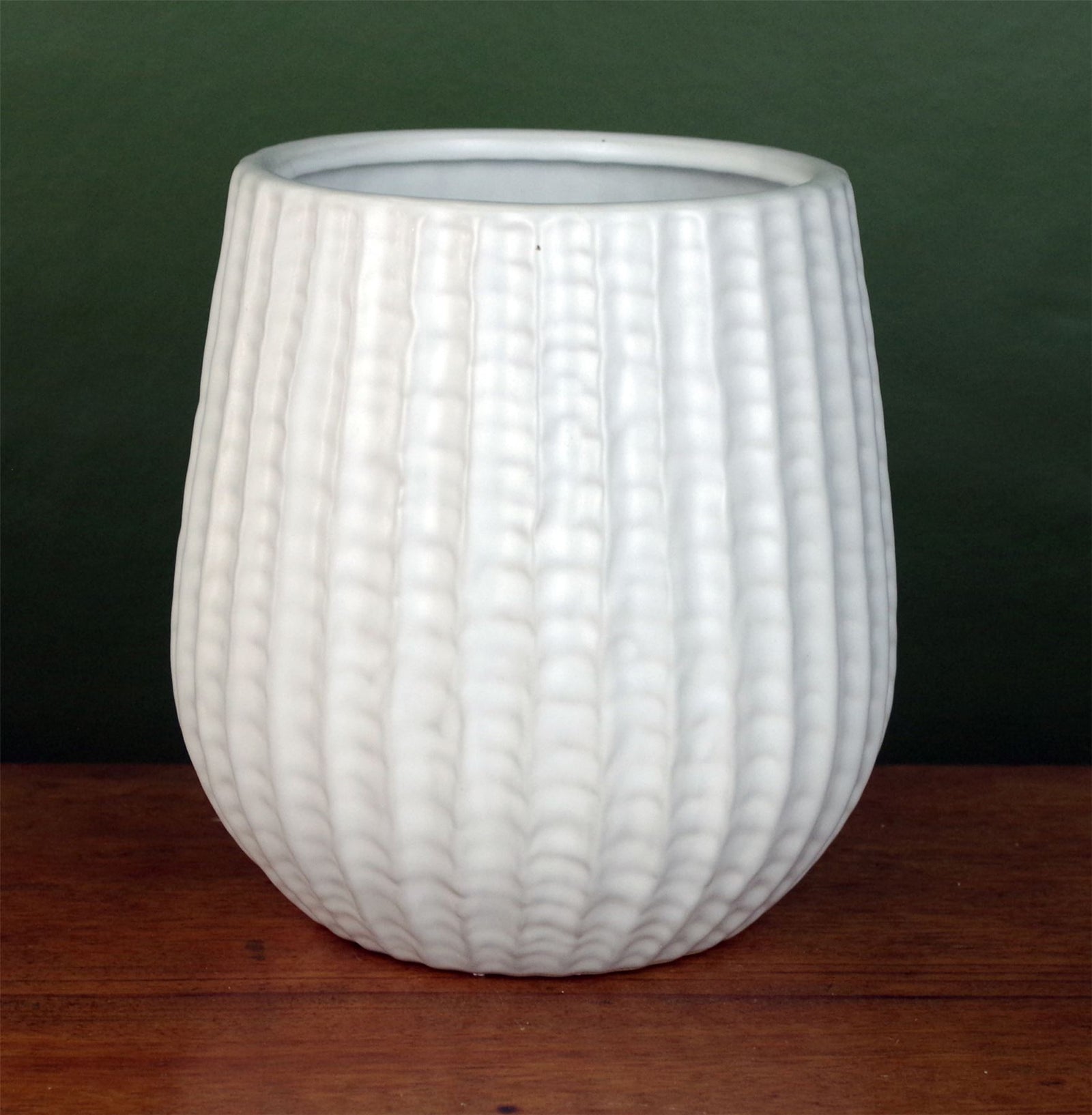 White Ceramic Plant Pot