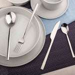 Cutlery Sets Stainless Steel Slim Spoon Fork 16 Piece Set