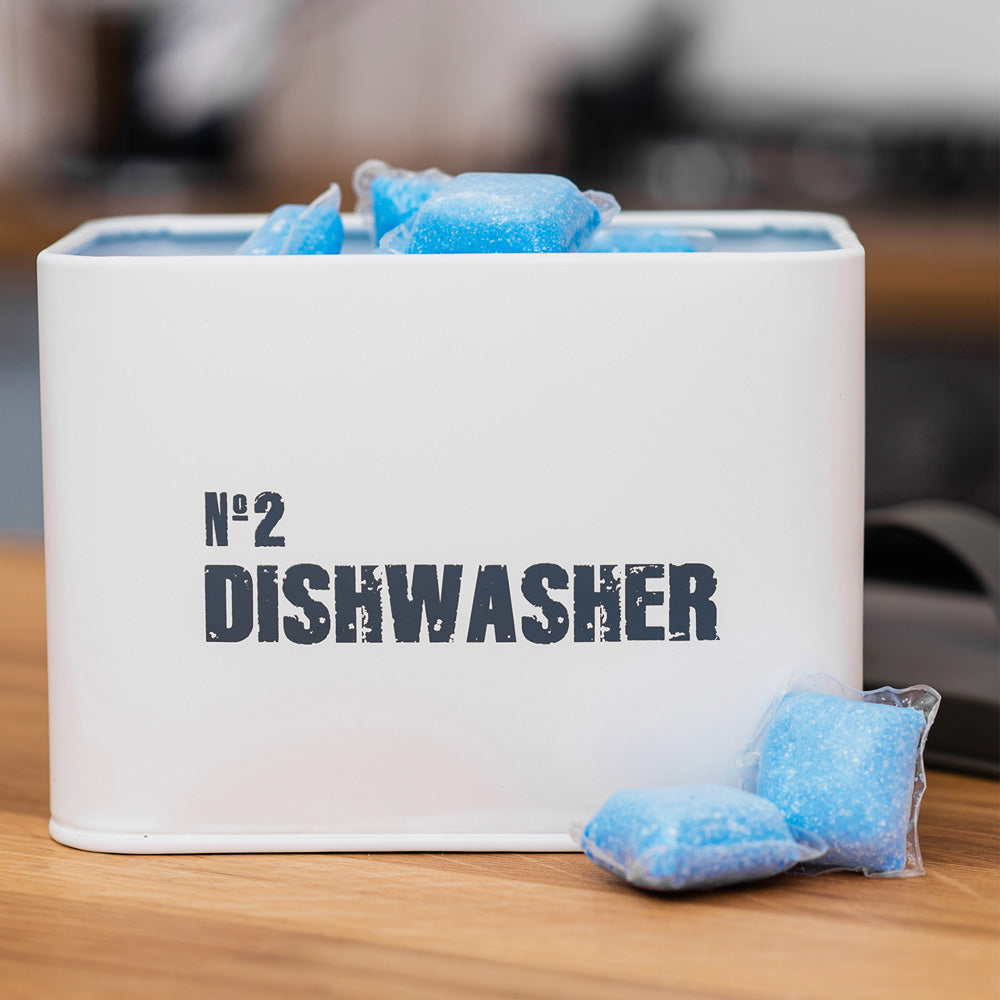 Metal Dishwasher Powder Box