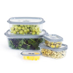 Livivo 5 Airtight Meal Prep Container Set - Rectangular