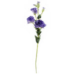 Pack Of 6 X 80cm Artificial Purple Wild Rose Stem - 36 Flowers