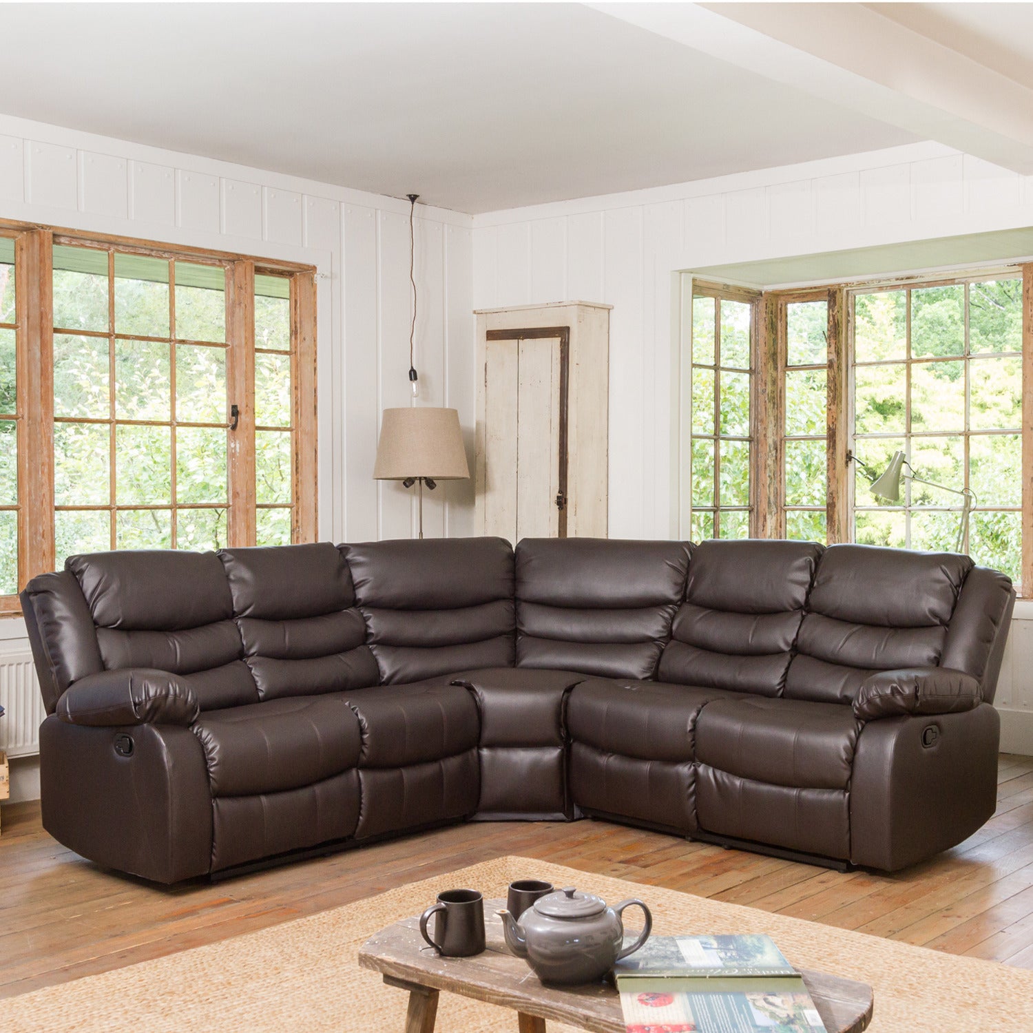 Brooklyn Reclining Corner Sofa | 5 | Brown