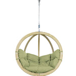 Globo Single Seater Chair Indoor Hanging Set Oliva