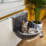 Deluxe Cat Radiator Bed - Grey